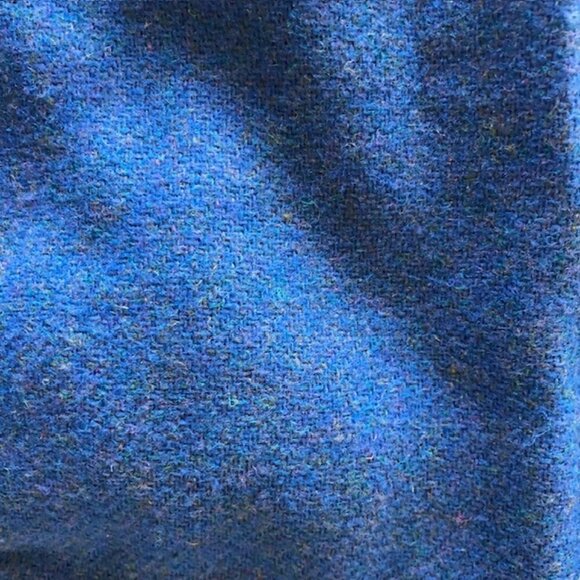TALBOTS Wool Blend Blue A Line Skirt 10P - Picture 12 of 14